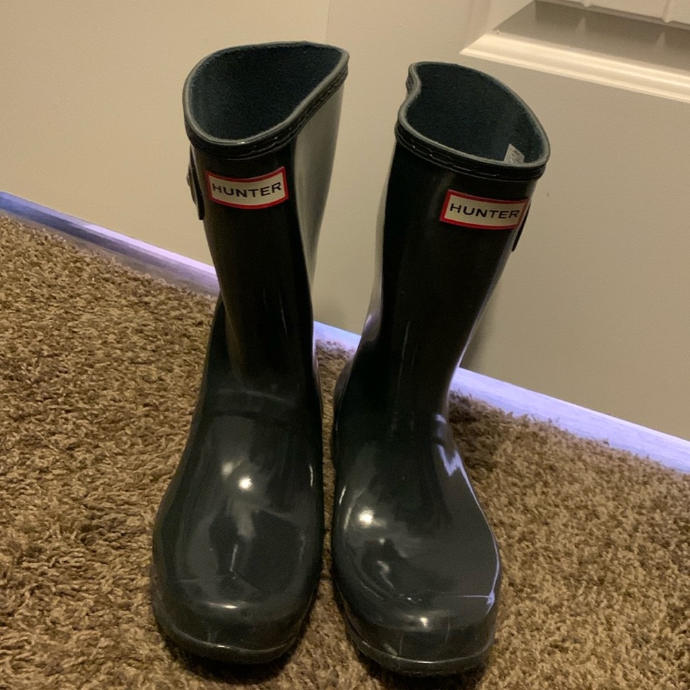 Slate (gray) Hunter Rain Boots (mid-calf)